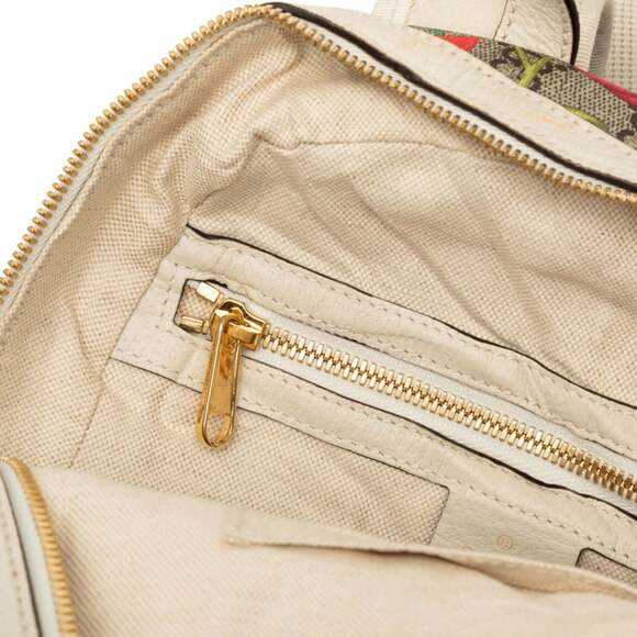 GUCCI Cream Leather Backpack main image 2